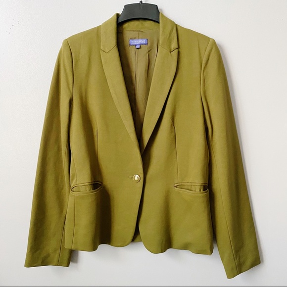 Vivienne Tam Jackets & Blazers - Vivienne x Vivienne Tam Olive Green Blazer